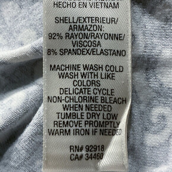 Juicy Couture Womens Dress size M Multicolor Pullover T-Shirt Soft Rayon Stretch - Picture 5 of 7